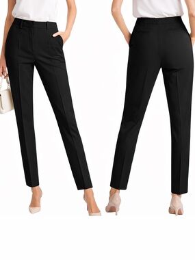 Jenne Maag Black Techno Crop Pant